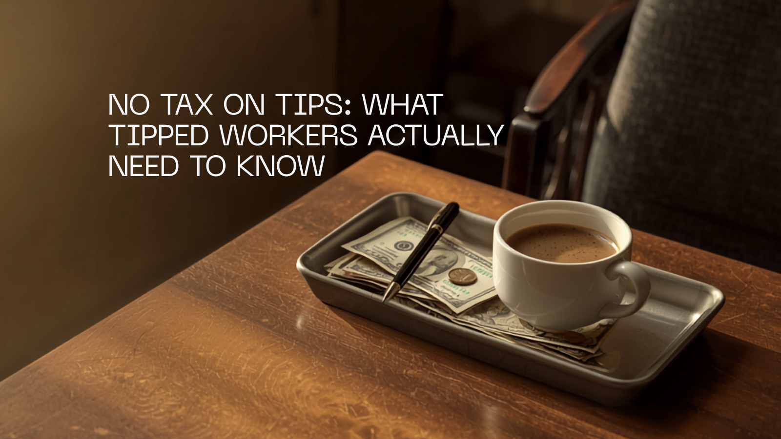 No Tax on Tips: What Tipped Workers Actually Need to Know