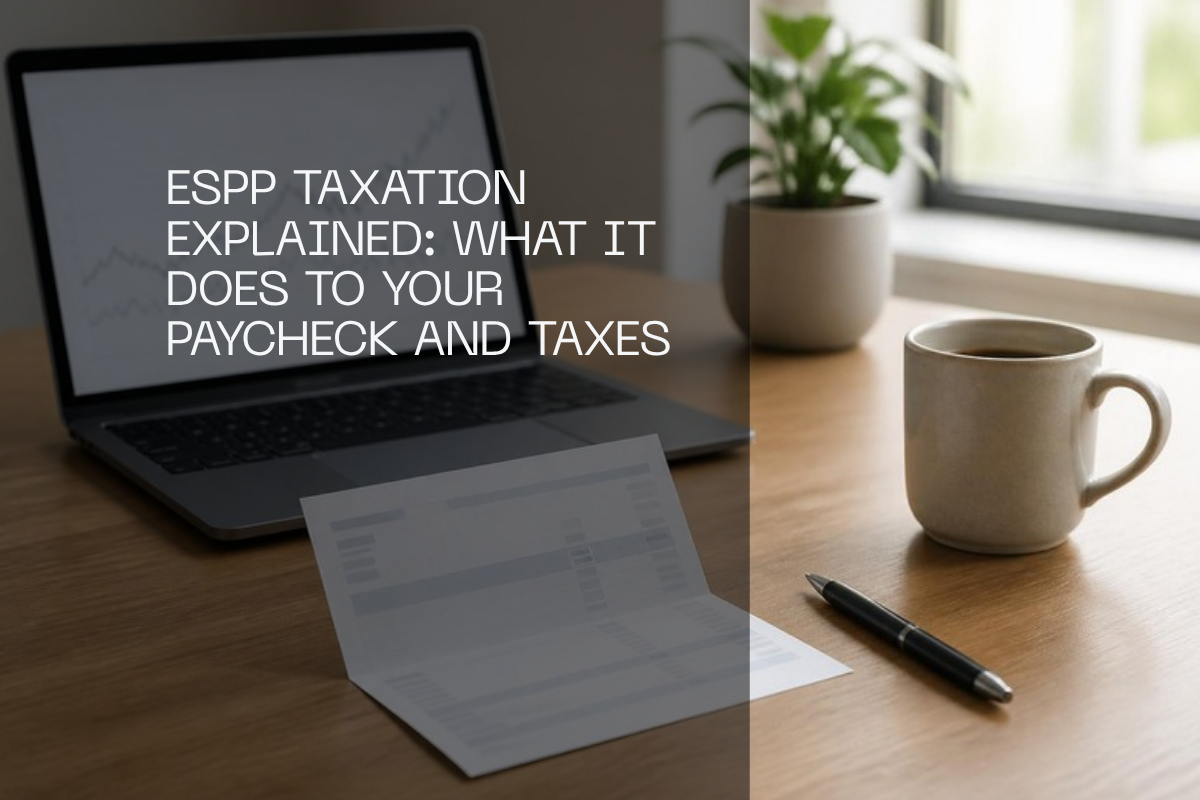 ESPP Taxation Explained: What It Does to Your Paycheck and Taxes