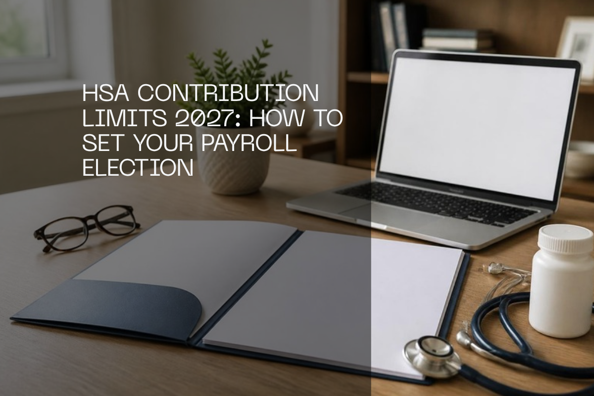 HSA Contribution Limits 2027: How to Set Your Payroll Election